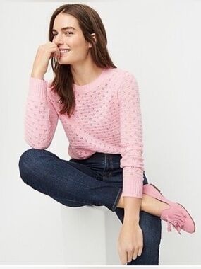 J. Crew Pink Wool Sweater